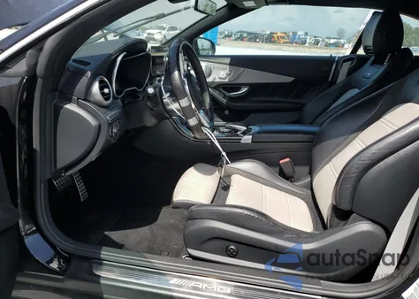 2019 Mercedes-Benz C 63 Amg-S z USA, uszkodzony, nr VIN WDDWK8HB9KF847338